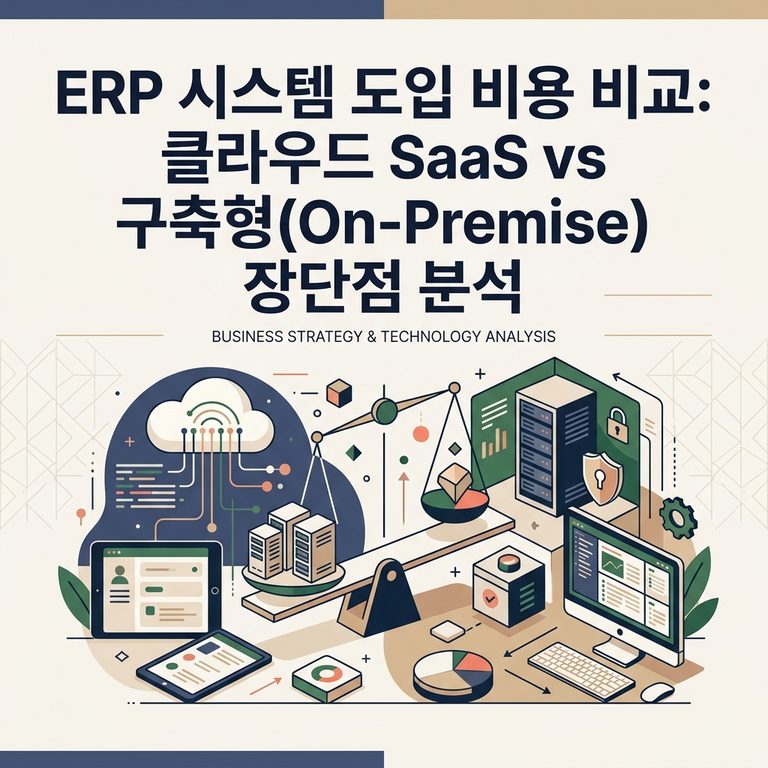 ai thumbnail branding ERP 시스템 도입 비용 비교 클라우드 SaaS vs 구축형On Premise 장단점 분석 1787398564 1