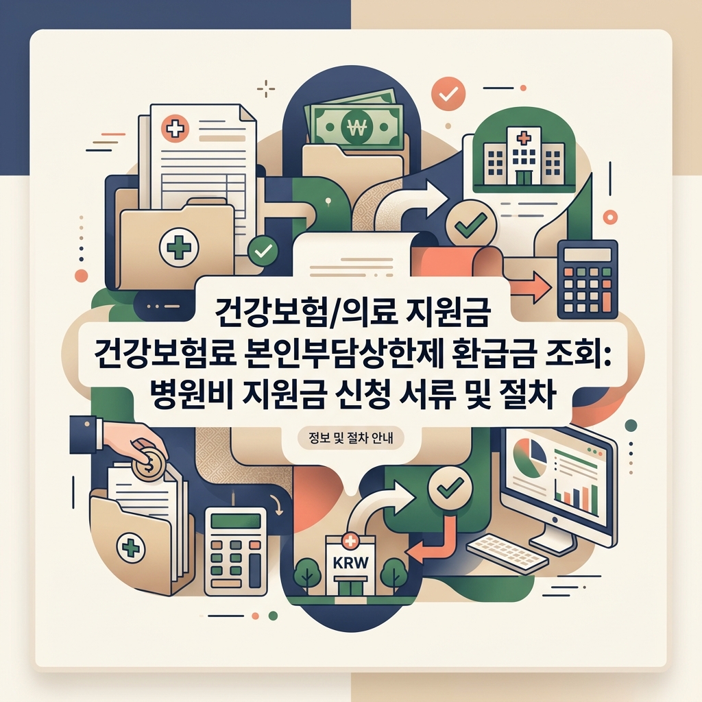 ai thumbnail branding 건강보험의료 지원금건강보험료 본인부담상한제 환급금 조회 병원비 지원금 신청 서류 및 절차 1787281014 1
