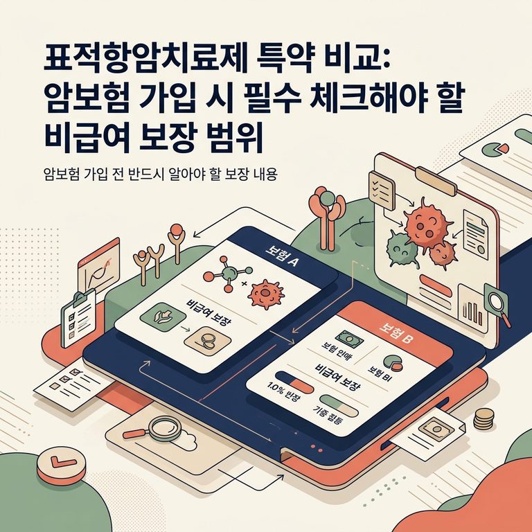 ai thumbnail branding 표적항암치료제 특약 비교 암보험 가입 시 필수 체크해야 할 비급여 보장 범위 1787396390 1