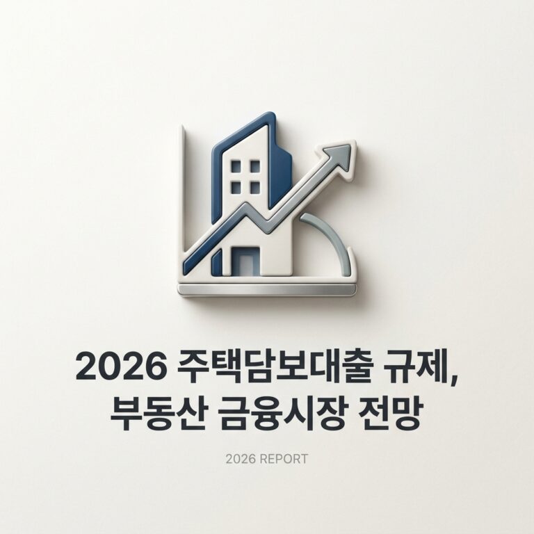ai thumbnail minimal 2026 주택담보대출 규제 부동산 금융시장 전망 1787802651