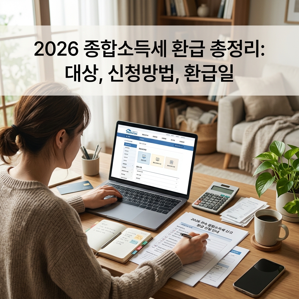 ai thumbnail photography 2026 종합소득세 환급 총정리 대상 신청방법 환급일 1787796942 1