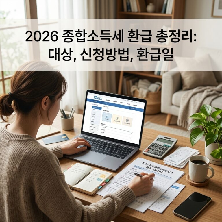 ai thumbnail photography 2026 종합소득세 환급 총정리 대상 신청방법 환급일 1787796942