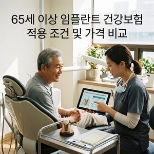 ai thumbnail photography 65세 이상 임플란트 건강보험 적용 조건 및 가격 비교 1787442415 1