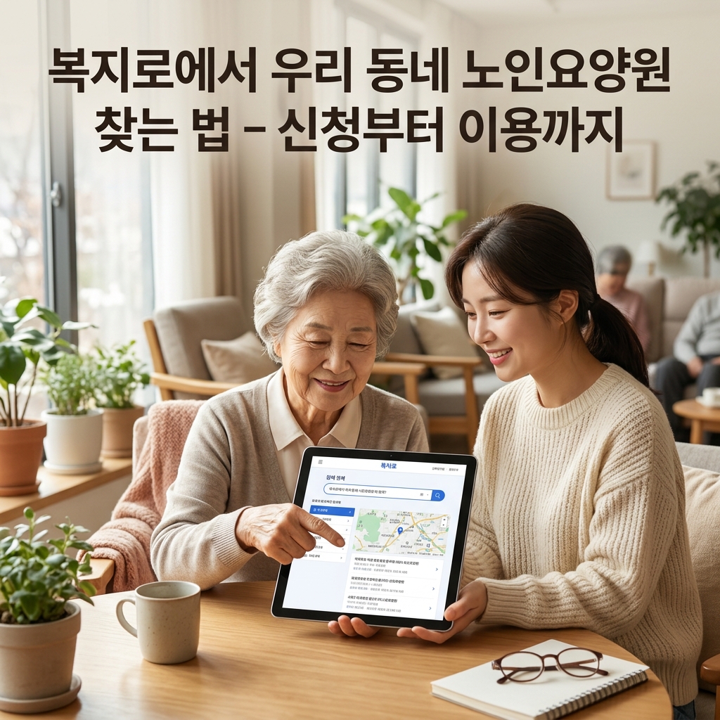 ai thumbnail photography 복지로에서 우리 동네 노인요양원 찾는 법 – 신청부터 이용까지 1787965642 1