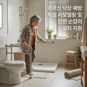 ai thumbnail photography 어르신 낙상 예방 욕실 리모델링 및 안전 손잡이 설치 지원 1787444055 1