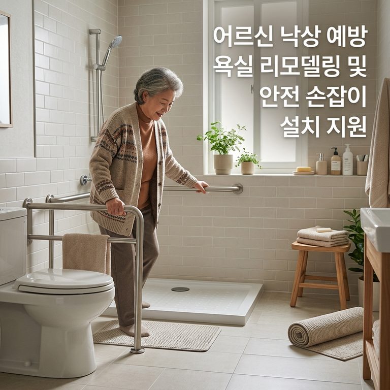 ai thumbnail photography 어르신 낙상 예방 욕실 리모델링 및 안전 손잡이 설치 지원 1787444055 1