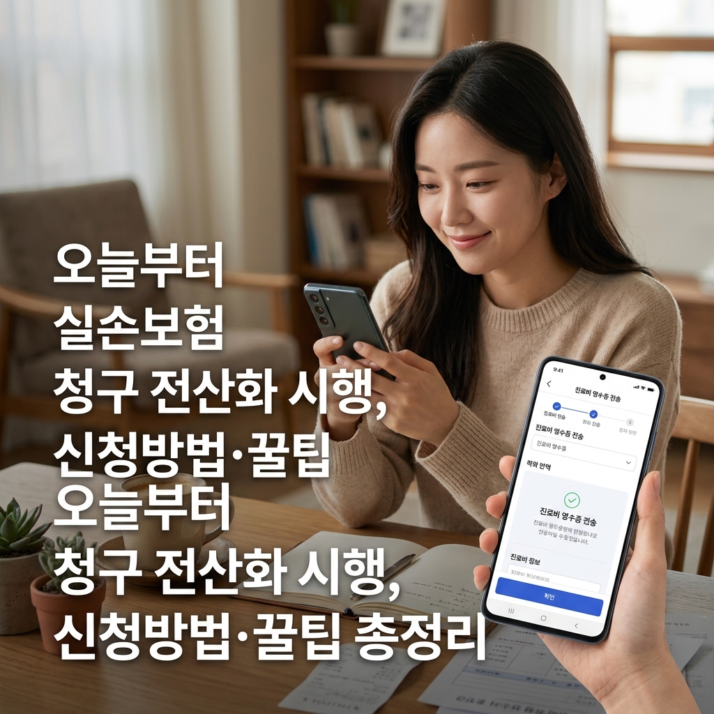ai thumbnail photography 오늘부터 실손보험 청구 전산화 시행 신청방법·꿀팁 총정리 1787796636 1