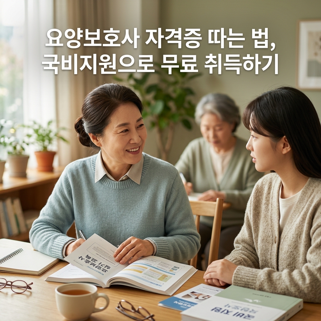 요양보호사 자격증 따는 법, 국비지원으로 무료 취득하기 1 ai thumbnail photography 요양보호사 자격증 따는 법 국비지원으로 무료 취득하기 1788188208 1