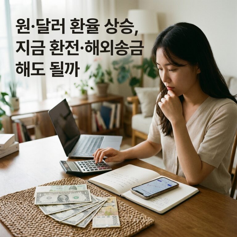ai thumbnail photography 원·달러 환율 상승 지금 환전·해외송금 해도 될까 1787799513