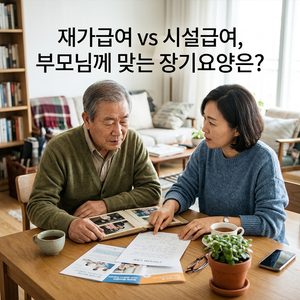 ai thumbnail photography 재가급여 vs 시설급여 부모님께 맞는 장기요양은 1787966063 1