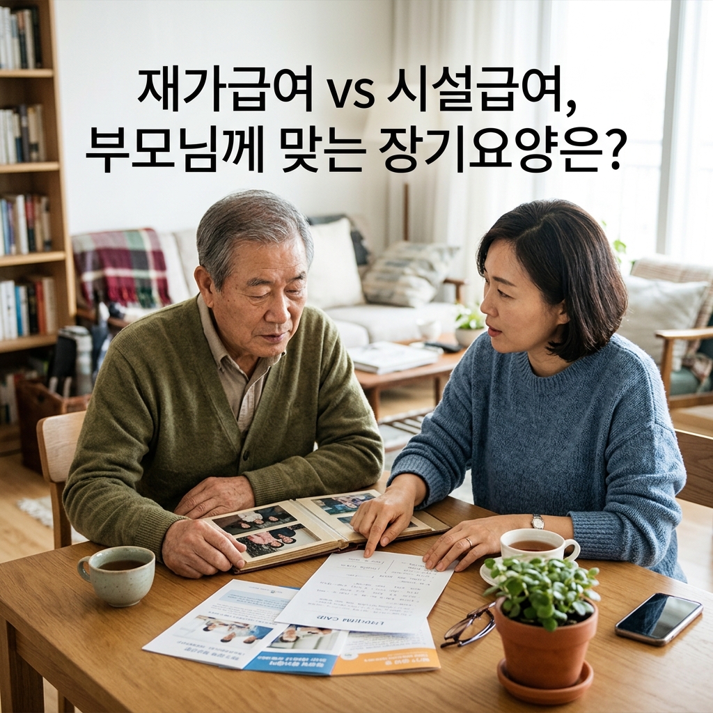 ai thumbnail photography 재가급여 vs 시설급여 부모님께 맞는 장기요양은 1787966063 1