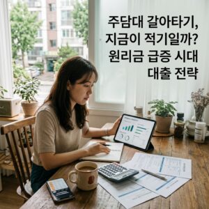 ai thumbnail photography 주담대 갈아타기 지금이 적기일까 원리금 급증 시대 대출 전략 1787796177
