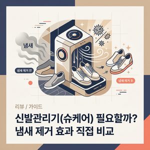 ai thumbnail branding 신발관리기슈케어 필요할까 냄새 제거 효과 직접 비교 1788224993 1