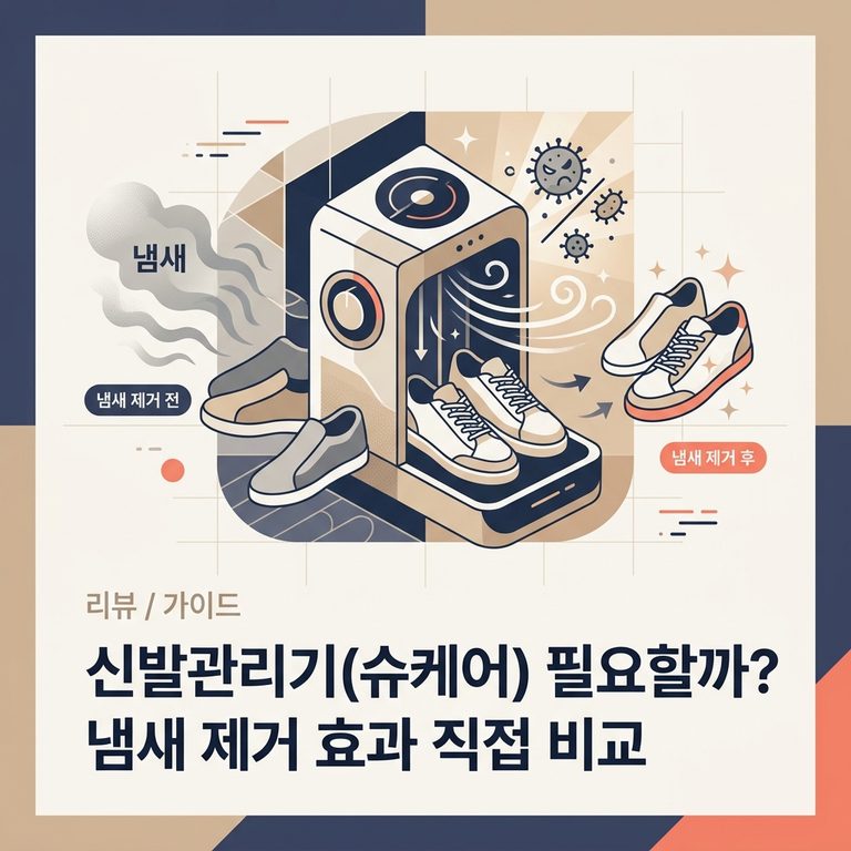 ai thumbnail branding 신발관리기슈케어 필요할까 냄새 제거 효과 직접 비교 1788224993 1