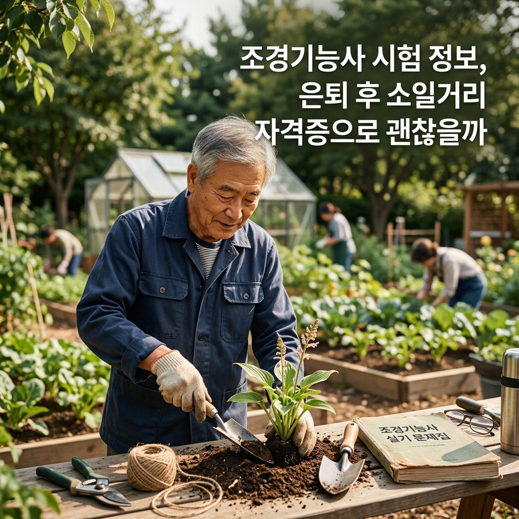 ai thumbnail photography 조경기능사 시험 정보 은퇴 후 소일거리 자격증으로 괜찮을까 1788608817 1