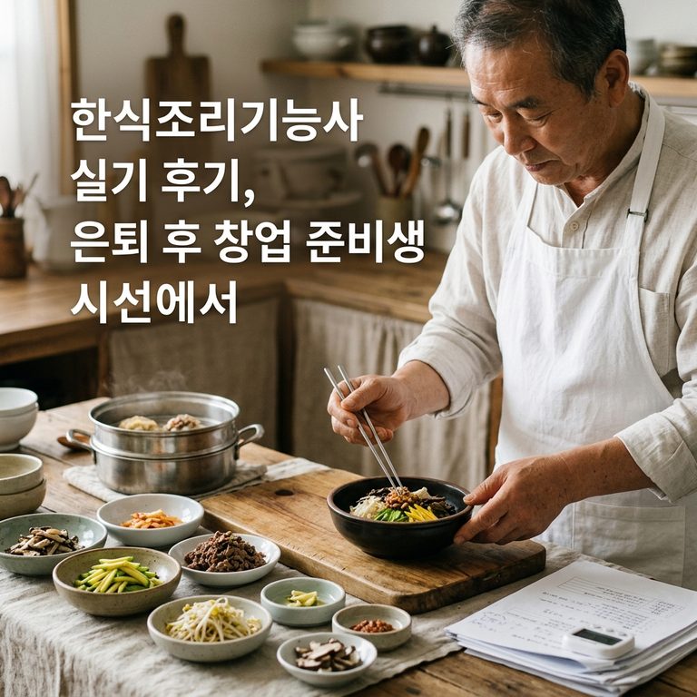 ai thumbnail photography 한식조리기능사 실기 후기 은퇴 후 창업 준비생 시선에서 1788422958 1
