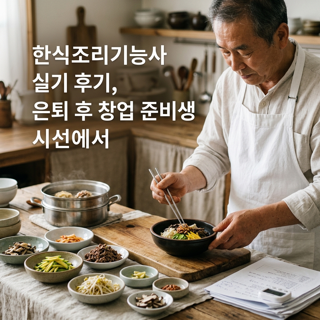 한식조리기능사 실기 후기, 은퇴 후 창업 준비생 시선에서 1 ai thumbnail photography 한식조리기능사 실기 후기 은퇴 후 창업 준비생 시선에서 1788422958 1