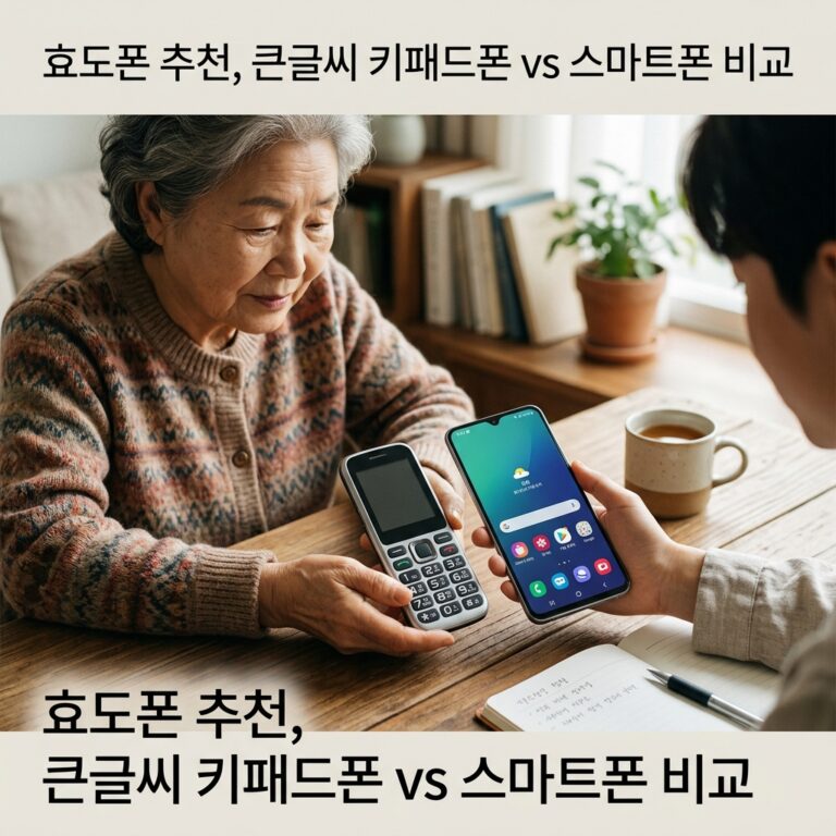 ai thumbnail photography 효도폰 추천 큰글씨 키패드폰 vs 스마트폰 비교 1789472471