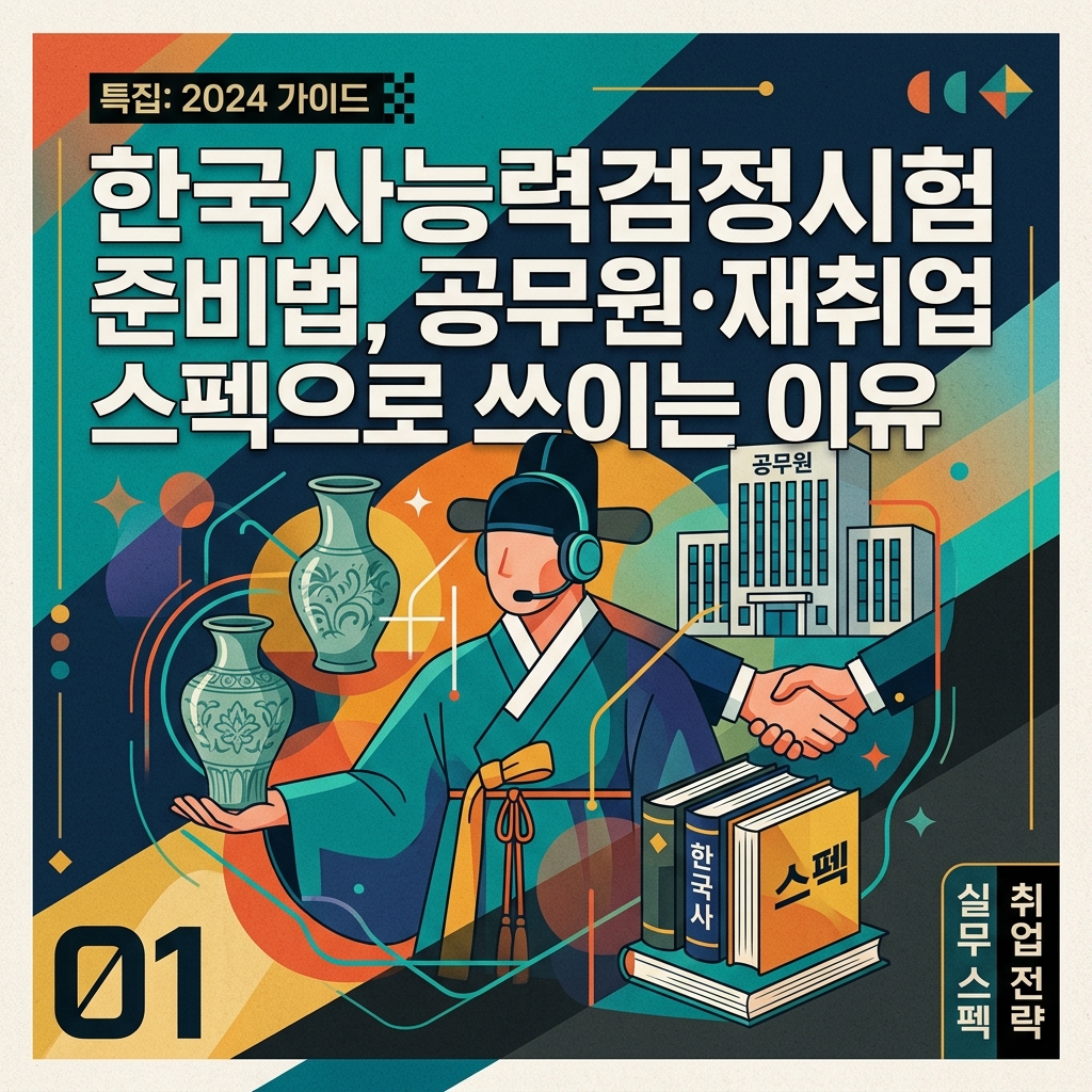 ai thumbnail poster 한국사능력검정시험 준비법 공무원·재취업 스펙으로 쓰이는 이유 1788534996 1